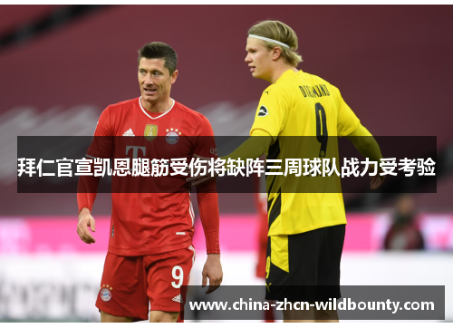 拜仁官宣凯恩腿筋受伤将缺阵三周球队战力受考验